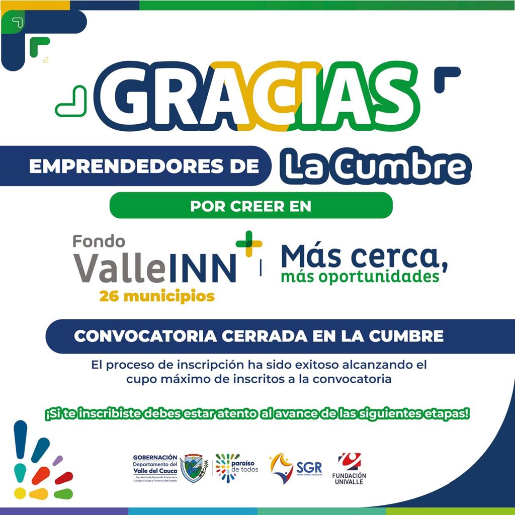 INFORMACIÓN IMPORTANTE – VALLE IN INFORMACIÓN IMPORTANTE – VALLE IN